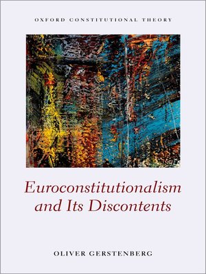 cover image of Euroconstitutionalism and its Discontents